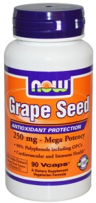 Now foods Grape Seed 250 mg 