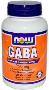 Now foods GABA 750 mg 