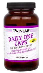 Twinlab Daily One Caps without Iron