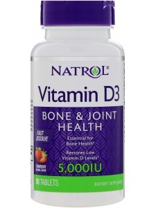 Natrol Vitamin D3 5,000 IU Fast Dissolve