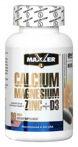 Maxler Calcium Magnesium Zinc + D3 