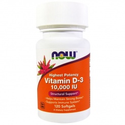 Now foods Витамин D-3, 10 000 МЕ
