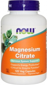 Now foods Magnesium Citrate Caps 