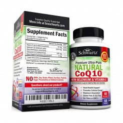 BioSchwartz  Натуральная добавка 200 мг CoQ10 - с селеном и витамином Е
