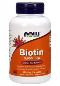 Now foods Biotin 5000 mcg