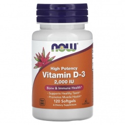 Now foods Vitamin D3, 2000 ME