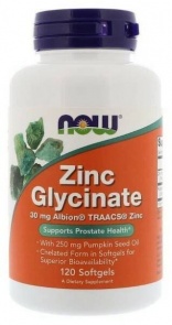 Now foods Zinc Glycinate 30 mg