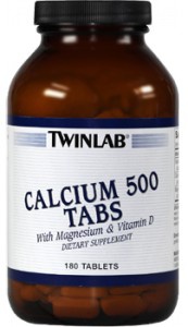 Twinlab Calcium 500 с Магнием и витамином D.