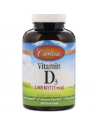 Carlson Labs Витамин D3, 5000 МЕ 360 кап
